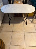 Table en marbre et fer forgé., Enlèvement