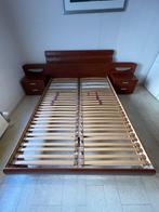 Bed 140 x 200, Huis en Inrichting, Ophalen, Verstelbaar, Bruin, Tweepersoons