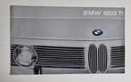 Brochure Auto BMW 1800 TI - 1965, Boeken, Auto's | Folders en Tijdschriften, Ophalen of Verzenden, Zo goed als nieuw, BMW