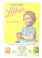 Reclamebord Libby's confitures, Ophalen of Verzenden, Gebruikt, Reclamebord