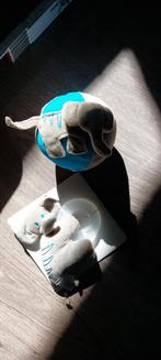 Bijtring en pluche rammelaar olifant, Kinderen en Baby's, Ophalen of Verzenden, Nieuw