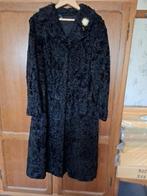 astrakan damesjas, Kleding | Dames, Ophalen, Gedragen, Maat 46/48 (XL) of groter, Zwart