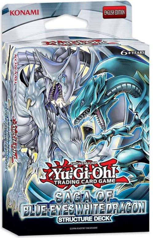 Yu-Gi-Oh! Saga Of Blue Eyes White Dragon Structure Deck, Hobby en Vrije tijd, Verzamelkaartspellen | Yu-gi-Oh!, Nieuw, Booster
