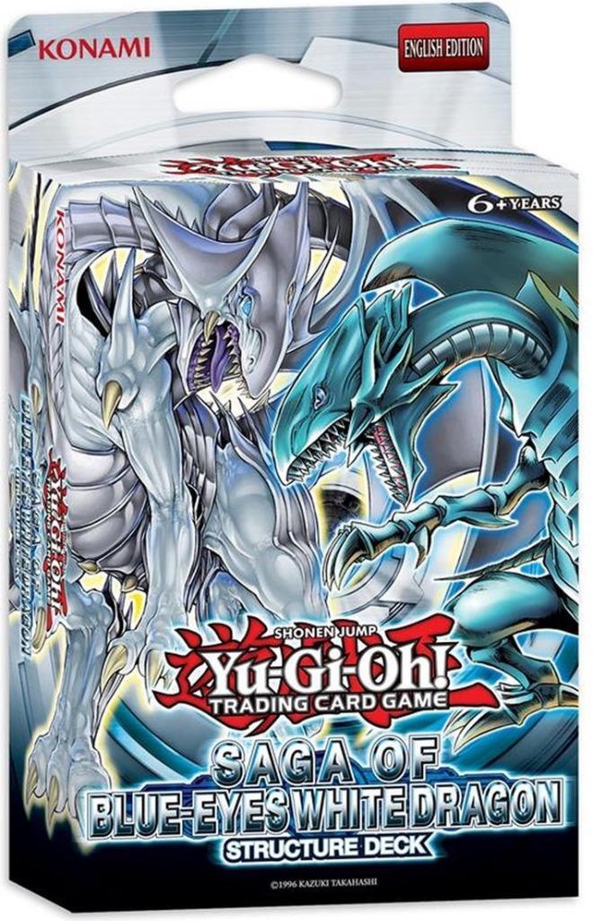 Yu-Gi-Oh! Saga Of Blue Eyes White Dragon Structure Deck, Hobby en Vrije tijd, Verzamelkaartspellen | Yu-gi-Oh!, Nieuw, Booster