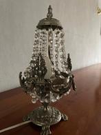 Vintage tafellamp met kristalkralen – barok stijl, Ophalen