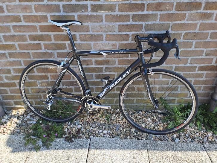 Full carbon Ridley Excalibur racefiets, toffe 1ste racefiets, Fietsen en Brommers, Fietsen | Racefietsen, Gebruikt, 28 inch, Carbon