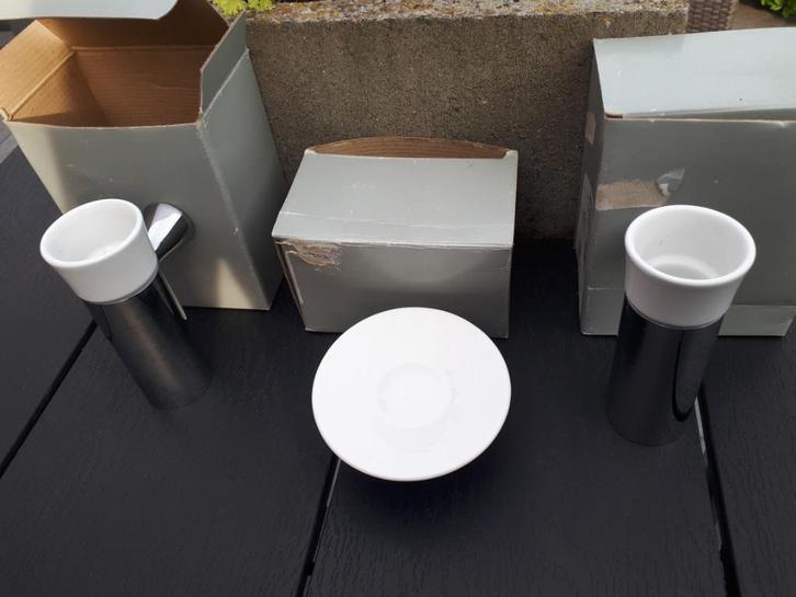 Beker-zeep-beker set/wastafel... e.a.👌kwalitatieve spullen, Huis en Inrichting, Lampen | Vloerlampen, Nieuw, Metaal, Ophalen