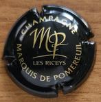 Capsule Champagne Marquis de Pomereuil Noir & Or n12, France, Champagne, Enlèvement ou Envoi, Neuf