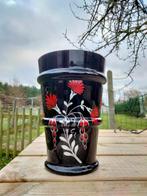 1930s Art Deco vaas glas brocante, Antiek en Kunst, Ophalen of Verzenden