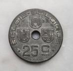 BELGIE 25 CENT 1943, Postzegels en Munten, Munten | België, Ophalen of Verzenden, Losse munt