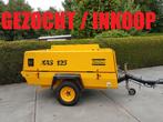 INKOOP diesel compressoren ALLEEN INKOOP !, Doe-het-zelf en Bouw, Ophalen, Gebruikt