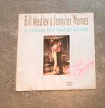 Bill Medley & Jennifer Warnes - The Time Of My Life (45T sin, 7 pouces, Pop, Utilisé, Enlèvement ou Envoi