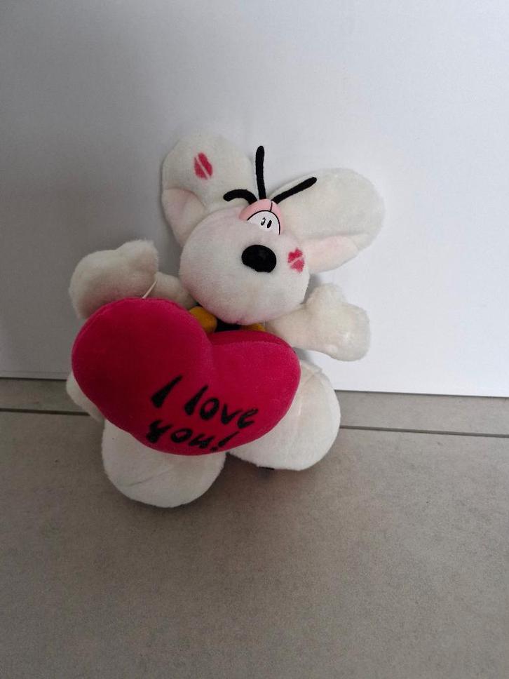 knuffel Diddl I love yoy, Collections, Diddl, Peluche, Diddl, Enlèvement ou Envoi