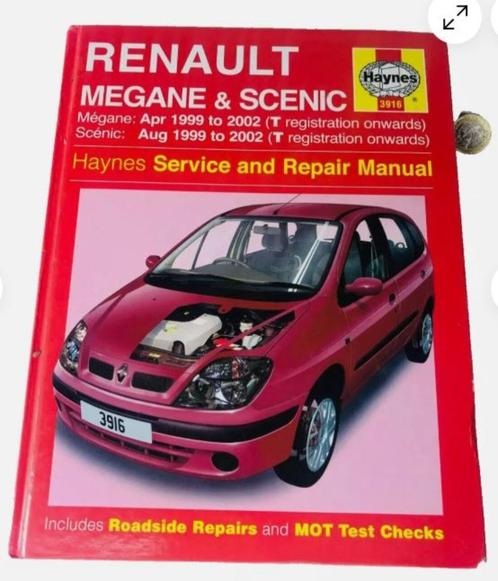 Haynes werkplaatshandboek Voor Renault Scenic en Mégane 1999, Auto-onderdelen, Motor en Toebehoren, Renault, Gebruikt, Ophalen of Verzenden