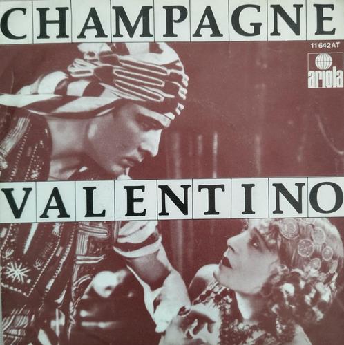 Champagne - Valentino, CD & DVD, Vinyles Singles, Comme neuf, Single, Pop, 7 pouces, Enlèvement ou Envoi