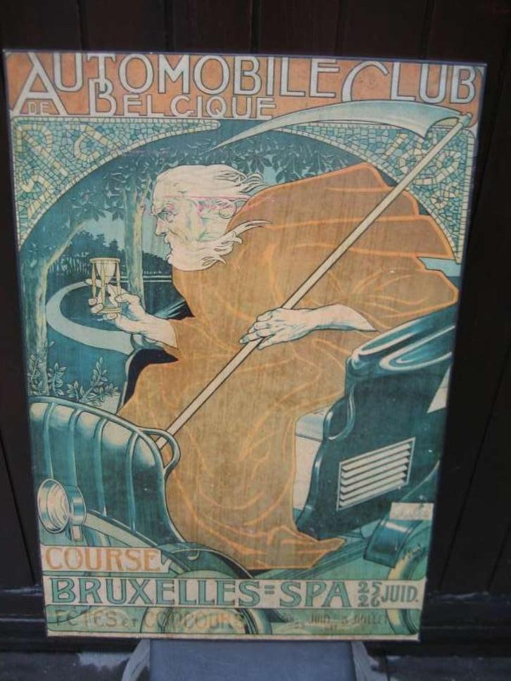 Art Deco plaat van Georges Gaudy, Antiek en Kunst, Antiek | Wandborden en Tegels, Ophalen of Verzenden