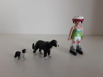 PLaymobil vrouw en honden beschikbaar voor biedingen