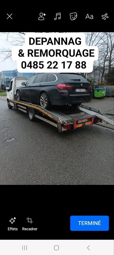 DEPANNAGE VOITURE CAMMIONNETTE MOTO A BRUXELLE 0485 22 17 88, Autos, Autos Autre, Particulier, Enlèvement