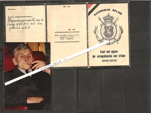 Oorlog-Oudstrijder-1940/45-Vreven-Kuttekoven-originele docu, Verzamelen, Militaria | Tweede Wereldoorlog, Landmacht, Overige typen