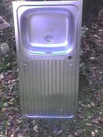 a vendre évier simple en inox, Gris, Moins de 25 cm, Moins de 100 cm, Enlèvement