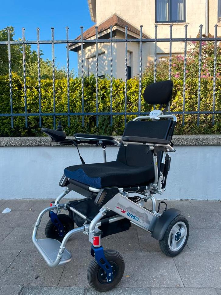 Ergo Concept 08 L elektrische opvouwbare rolstoel, Diversen, Rolstoelen, Zo goed als nieuw, Elektrische rolstoel, Inklapbaar, Ophalen of Verzenden