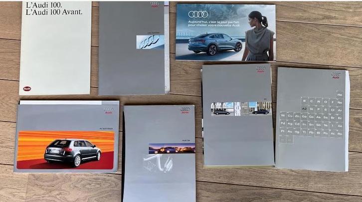 BROCHURES/CATALOGUES AUDI 1987 à 2021, Boeken, Auto's | Folders en Tijdschriften, Zo goed als nieuw, Audi, Ophalen of Verzenden