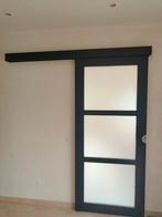 Glazen schuifdeur, Doe-het-zelf en Bouw, Deuren en Vliegenramen, Ophalen, Schuifdeur, Gebruikt, Glas