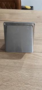 Coiffe/Grille extérieur avec clapet Anti-retour - Inox - 100, Ophalen of Verzenden, Zo goed als nieuw