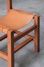 Maison Regain – set van 4 brutalistische stoelen, Maison & Meubles, Chaises, Enlèvement, Utilisé, Bois, Quatre