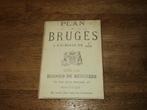 1896 - BRUGGE PLAN DE BRUGES 1/6250 + OUDE RECLAMES  - TOP !, Ophalen of Verzenden