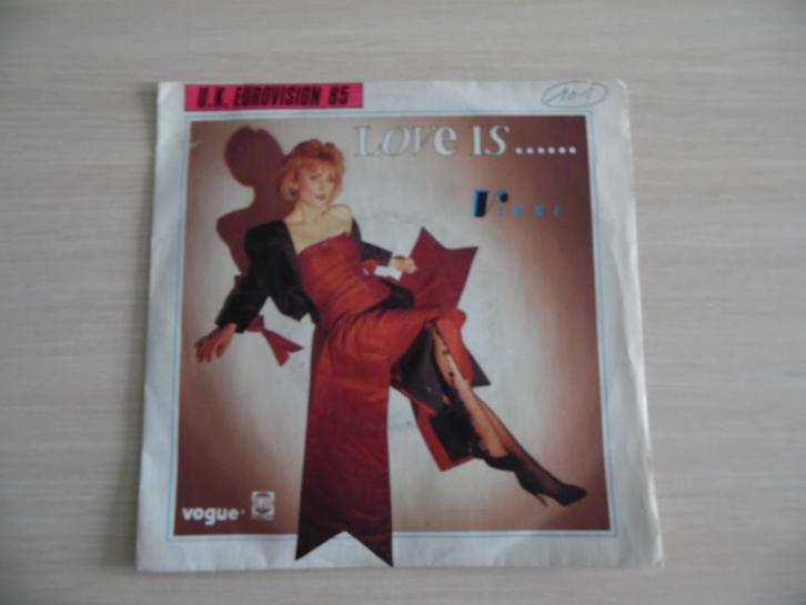 LOVE IS VIKKI EUROVISION 1985, Cd's en Dvd's, Vinyl | Overige Vinyl, Zo goed als nieuw, Overige formaten, Ophalen of Verzenden