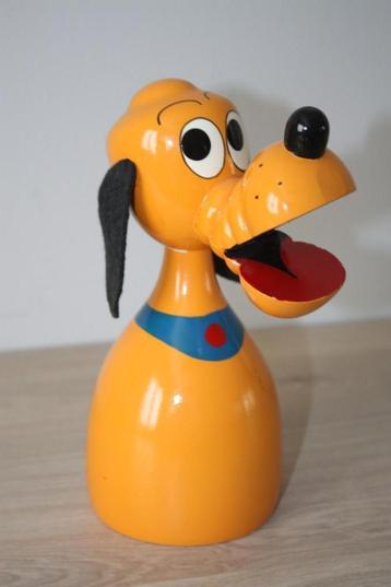 Spaarpot Pluto , hout , sleutel en tag uitgever ontbreekt beschikbaar voor biedingen