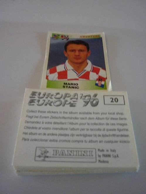 PANINI voetbal E.K.'96 recupstickers, Verzamelen, Sportartikelen en Voetbal, Gebruikt, Poster, Plaatje of Sticker, Ophalen of Verzenden