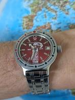 Vostok Amphibia 420 Red - Limited Edition 1 van 38, Overige merken, Staal, Gebruikt, Staal