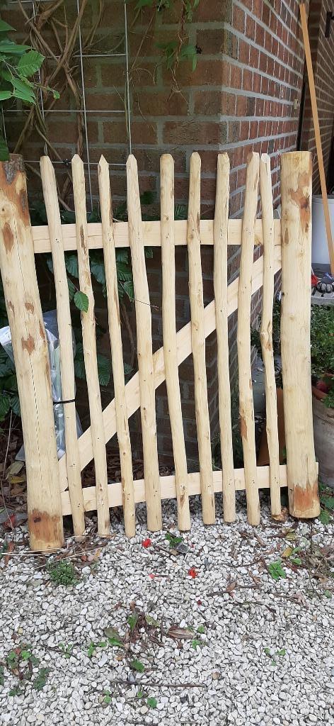 kastanjehout poortje 100x120 cm, Tuin en Terras, Tuinhekken en Hekwerk, Nieuw, Tuinhek, Hout, Met poort, Ophalen
