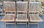 3 chaises en bois florabest, Ophalen, Gebruikt, Hout, Inklapbaar