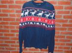 Kerst trui in zeer goede staat, Kleding | Heren, Truien en Vesten, Ophalen of Verzenden, Gedragen, Maat 48/50 (M), Blauw