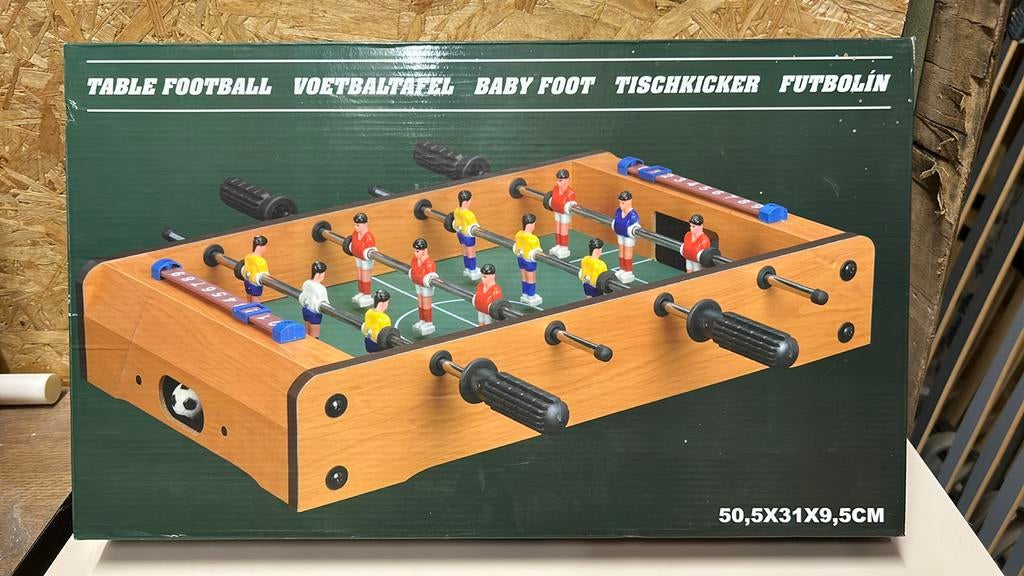 Mini voetbaltafel, Kinderen en Baby's, Ophalen, Nieuw