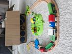 Houten treinspoor met automatische trein en nog extra’s, Kinderen en Baby's, Speelgoed | Thomas de Trein, Ophalen, Zo goed als nieuw