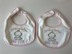 2 roze slabbetjes van liefste meter, perfecte staat!, Ophalen of Verzenden, Zo goed als nieuw, Overige typen