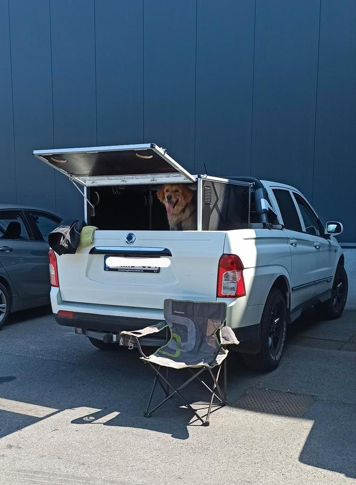 Hondenbench voor pick-up, Dieren en Toebehoren, Hondenbenches, Gebruikt, Ophalen