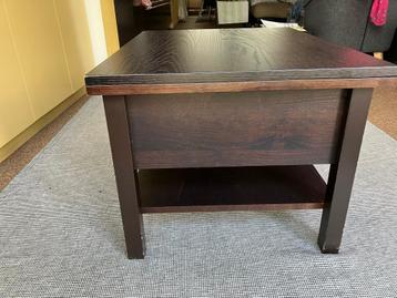 Salon tafel met opbergvak en open klapbaar blad, Moins de 50 cm, 50 à 100 cm, Enlèvement, Utilisé