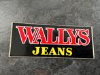 Autocollant Wallys Jeans, Collections, Marques & Objets publicitaires, Enlèvement ou Envoi
