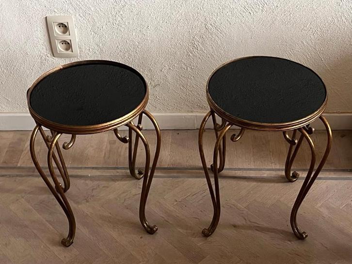 Deux tables d'appoint art déco, Antiquités & Art, Antiquités | Meubles | Tables, Enlèvement
