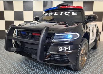 Kinderauto Politie - soft start - verlichting - met RC