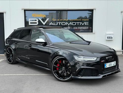 Audi RS6 PERFORMANCE - LV - PANO - CARBON - DRC - CARPLAY, Auto's, Audi, Bedrijf, Te koop, RS6, 4x4, ABS, Achteruitrijcamera, Adaptieve lichten