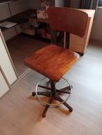 Fabriek stoel vintage, Huis en Inrichting, Barkrukken, Ophalen, Zo goed als nieuw