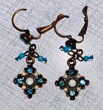 Boucles d’oreilles de fantaisie, Bleu