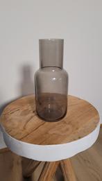 Transparante zwarte vaas, Ophalen, Zwart, Minder dan 50 cm, Glas