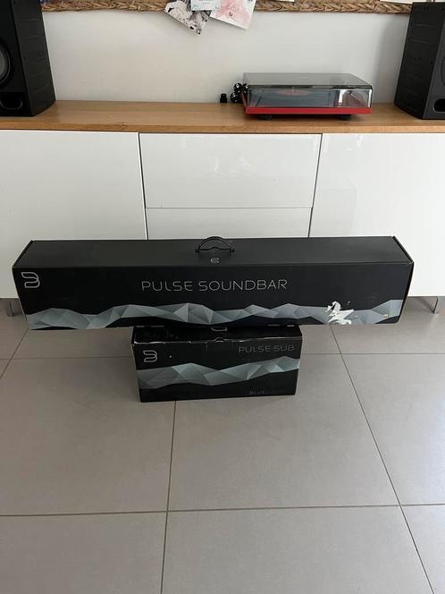 BlueSound PULSE Soundbar & Subwoofer, TV, Hi-fi & Vidéo, Barres de son, Bluetooth, Avec subwoofer externe, Enlèvement ou Envoi